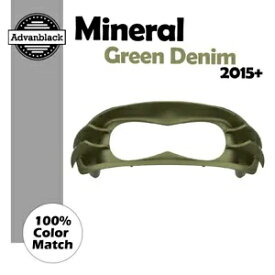 ハーレーロードグライド FLTRX ミネラルグリーンデニム Advanblack ヘッドライトベゼル 2015+ For Harley Road Glide FLTRX MINERAL GREEN DENIM Advanblack Headlight Bezel 2015+