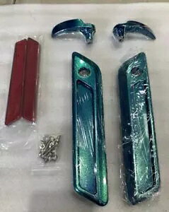 OS&D AhoubN fCgi u[ ThobO bh o[ & b` Jo[ Zbg Lbg 14+HD p OS&D ADVANBLACK Daytona Blue SADDLEBAG LID LEVER & LATCH COVER SET KIT FOR 14+HD