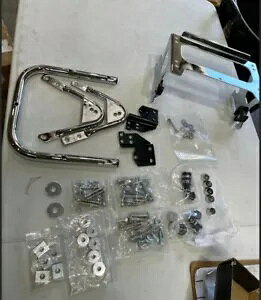 OS&D AhoubN N[ O\c[Abv cA[ pbN }EeBO bN '96-'08 HD OS&D ADVANBLACK CHROME DETACHABLE TWO UP TOUR PACK MOUNTING RACK '96-'08 HD