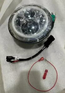 "OS&D Advanblack 7�C���`�uPRO RADIANCE�vHALO LED�w�b�h���C�g �n�[���[�c�[�����O�p OS&D Advanblack 7 INCH ""PRO RADIANCE"" HALO LED HEADLIGHT FOR HARLEY TOURINGS �y���s�A���i�z"