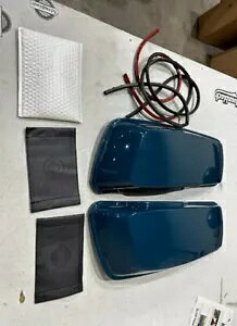 OS&D AhoubN r[h eB[ HD 14+ pWm[}ThobOW OS&D Advanblack Billiard Teal STANDARD NORMAL SADDLEBAG LIDS FOR HD 14+