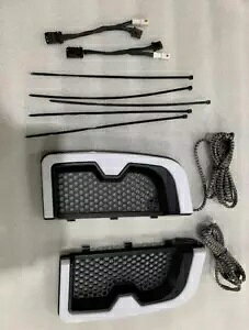 OS&D Advanblack zCgAtFAO XCb`obN tA LED Cg Ot OS&D Advanblack WHITE LOWER FAIRINGS SWITCHBACK FLARE LED LIGHTS WITH GRILLS