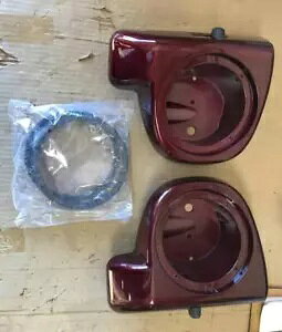 OS&D Advanblack n[h LfB zbg bh bh t[N 6.5 C` Xs[J[ |bh tFAO OS&D Advanblack Hard Candy Hot Rod Red Flake 6.5" Speaker Pods Lower Fairing