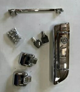 OS&D AhoubN N[ qW & b` Lbg n[[ CU[ `bvh LO cA[ pbNp OS&D Advanblack CHROME HINGES & LATCH KIT FOR HARLEY RAZOR CHOPPED KING TOUR PAK