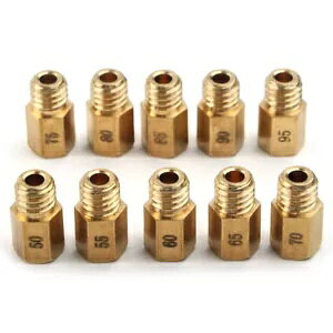 10個 キャブレター メインジェット交換用 フィット MIKUNI VM/TM/TMX AX100 50-95 10pc Carburetor Main Jet Replacement Fit MIKUNI VM/TM/TMX AX100 50-95