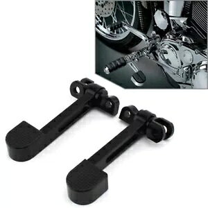 �u���b�N �q�[�� �t�b�g���X�g �y�O �n�[���[ �X�|�[�c�X�^�[ XL 883 1200 �\�t�e�C�� FXWG FXR �ɓK�� Black Heel Foot Rest Pegs Fit Harley Sportster XL 883 1200 Softail FXWG FXR �y���s�A���i�z