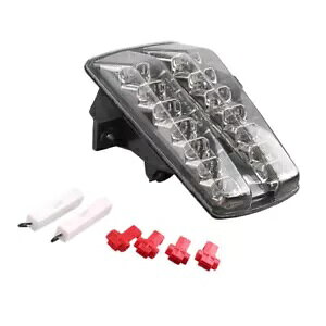 1PC LED テールランプリアテールライトランニングライトスモークスズキ SV1000 2003-08 1PC LED Tail Lamp Rear Taillight Running Light Smoke For SUZUKI SV1000 2003-08