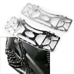 2x ���C�h �t�b�g�y�O �t���A�{�[�h MX �t�B�b�g �c�[�����O �G���N�g�� ���[�h �O���C�h �_�C�i FLD �N���[�� 2x Wide Foot Pegs Floorboard MX Fit Touring Electra Road Glide Dyna FLD Chrome �y���s�A���i�z