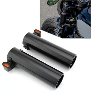 n[[iCgX^[ RH975 tgtH[NQ[gJo[u[cVbN Led ECJ[ For Harley Nightster RH975 Front Fork Gaiters Cover Boot Shock Led Turn Signal