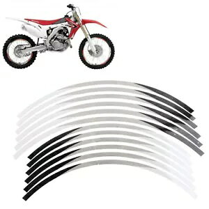 21C` 18C` zCgzC[XebJ[ z_ CRF 250L/[ CRF 300L /CRF230L ɓK 21" 18" White Rim Wheel Stickers Fit Honda CRF 250L/ RALLY CRF 300L /CRF230L