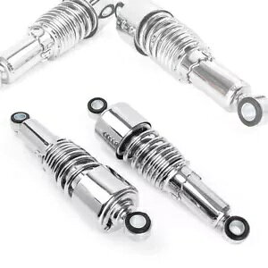 2x 267mm 10.5C` N[ AVbNAu\[o[ TXyV n[[_rbh\ɓK 2x 267mm 10.5" Chrome Rear Shock Absorber Suspension Fit Harley Davidson