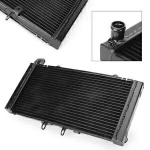 1x �I�[�g�o�C��p�N�[���[���W�G�[�^�[�A���~�t�B�b�g�z���_ CB1300 2003-2010 �u���b�N 1x Motorcycle Cooling Cooler Radiator Aluminum Fit Honda CB1300 2003-2010 Black