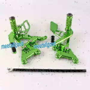 ���A�Z�b�g ���A�Z�b�g �t�b�g�y�O ���}�n 03 04 05 YZF R6 2003 2004 2005 �O���[�� Rearset Rear set Foot pegs Fit Yamaha 03 04 05 YZF R6 2003 2004 2005 Green �y���s�A���i�z