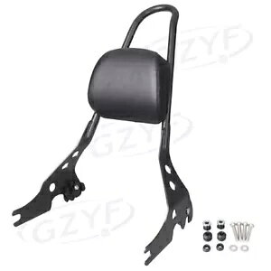 AV[V[o[obNXgV[gNbVpbhtBbgn[[Xg[g 500 750 2015-19 Rear Sissy Bar Backrest Seat Cushion Pad Fit Harley Street 500 750 2015-19