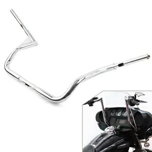 12C` CY GCv nK[ nho[ n[[ c[O hbT[ oK[ [^[ N[ɓK 12" Rise Ape Hanger HandleBars Fit Harley Touring Dressers Baggers Motor Chrome