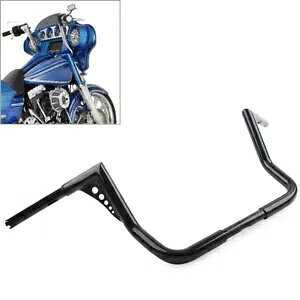 12 C` CY GCv nK[ nho[ n[[ c[O hbT[ oK[ [^[ ubNɓK 12" Rise Ape Hanger HandleBars Fit Harley Touring Dressers Baggers Motor Black