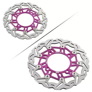 z_ tHc@ 250 2000-2007 p[v 1x tg u[L fBXN [^[ For Honda FORZA 250 2000-2007 Purple 1x Front Brake Disc Rotor