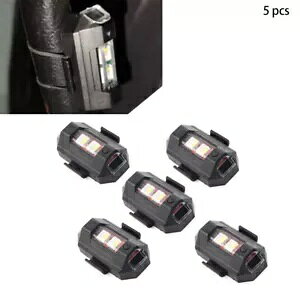 5  LED ԃI[goCXg{Cgh[tbVXg{XR[vً}x 5pcs LED Car Motorcycle Strobe Light Drone Flash Stroboscope Emergency Warning