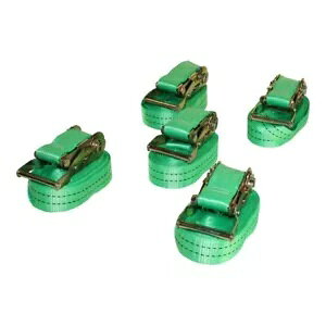 5�Z�b�g�I���b�V���x���g �e���V�����x���g ���`�F�b�g�t 6m 38mm 2t 2000kg 2000daN �����s�[�X- SET OF 5 PIECES! Lash belt tensioning belt with ratchet 6m 38mm 2t 2000kg 2000 daN one-piece- �y���s�A���i�z