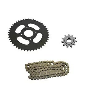 `F[Zbg ubN 11 sjI 45 XvPbg `F[ Hercules Prima 2 3 4 5 M 4 5-p Chain Set Black 11 Pinion 45 Sprocket Chain for Hercules Prima 2 3 4 5 M 4 5-