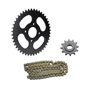 `F[Zbg ubN 12 sjI 44 XvPbg `F[ Hercules Prima 2 3 4 5 M 4 5-p Chain Set Black 12 Pinions 44 Sprocket Chain for Hercules Prima 2 3 4 5 M 4 5-