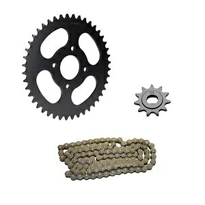 `F[Zbg ubN 11 sjI 44 XvPbg `F[ Hercules Prima 2 3 4 5 M 4 5-p Chain Set Black 11 Pinion 44 Sprocket Chain for Hercules Prima 2 3 4 5 M 4 5-