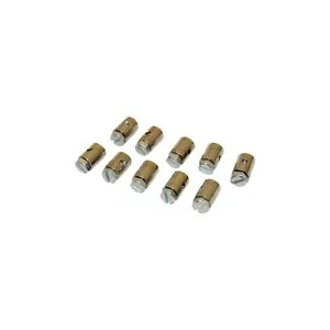 10 × lWjbvNvjbv 7x9.5 ~[g{[fP[uP[uu[LP[u]- 10 x screw nipple clamp nipple 7x9.5 mm for Bowden cable cable brake cable bicycle-
