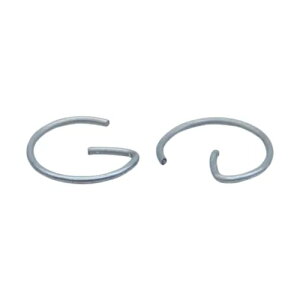 sXg Nbv Zbg 14mm 2  sXg Nbv G ` Mofa t Mokick Roller p Piston Clip Set 14mm 2-Piece Piston Clips Shape G for Mofa Moped Mokick Roller-