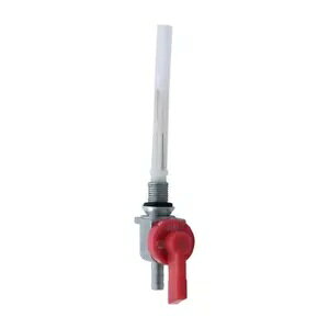 �K�\�����R���^�b�v M10 x 1 �o���ꕔ ���܂Ȃ� �v���X�`�b�N���o�[ ���b�h- Gasoline Fuel Tap M10 x 1 Outlet Bottom Without Water Bag Plastic Lever Red- �y���s�A���i�z
