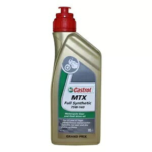 1L JXg[ MTX 75W-140 gX~bV IC SWo IC Vi- 1L Castrol MTX 75W-140 Transmission Oil Fully Synthetic Gimbal Oil NEW-