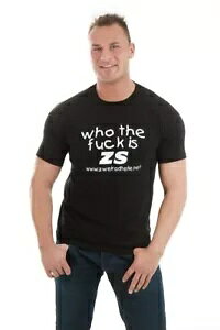 uWho the Fu..vubN T Vc ZS Vc TCY XL- "Who the Fu.." Black T-Shirt ZS Shirt Size XL-