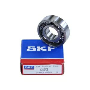 SKF �a�t���{�[���x�A�����O �^�C�v 6202 C3 �{�[���x�A�����O 15x35x11 mm �I�[�v��- SKF groove ball bearings type 6202 C3 ball bearings 15x35x11 mm open- �y���s�A���i�z