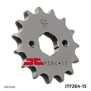sjI 15  428 V[Y JTF264 _[rZ_ 125 R SM / z_ CB CLR XLR 125-p Pinion 15 Teeth 428 Series JTF264 for Derbi Senda 125 R SM / Honda CB CLR XLR 125-