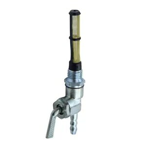 K\֌M14×1.5˂AA܂ȂAo[- Gasoline Faucet M14 x 1.5 External Thread, Bottom Outlet, No Water Bag, Metal Lever-