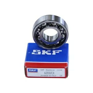SKF �a�ʎ���^�C�v 6203 C3 �ʎ��� 17x40x12 mm �I�[�v��- SKF groove ball bearings type 6203 C3 ball bearings 17x40x12 mm open- �y���s�A���i�z