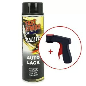 t@[XgtBjbV[yCg yCgXv[ ubNVCj[ 500ml + Xv[ʃnh- Fast finish rally paint paint spray black shiny 500ml + spray cans handle-