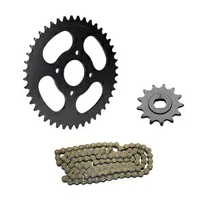 `F[Zbg ubN 13 sjI 44 XvPbg `F[ Hercules Prima 2 3 4 5 M 4 5-p Chain Set Black 13 Pinion 44 Sprocket Chain for Hercules Prima 2 3 4 5 M 4 5-