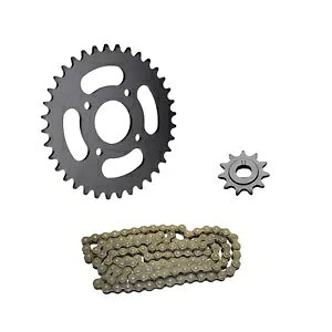 `F[Zbg ubN 11 sjI 36 XvPbg `F[ Hercules Prima 2 3 4 5 M 4 5-p Chain Set Black 11 Pinion 36 Sprocket Chain for Hercules Prima 2 3 4 5 M 4 5-