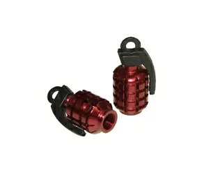 ouLbvouW֒e 2 bhzC[oupI[goC Simson- Valve caps valve lid grenade 2pcs red for wheel valve for motorcycle Simson-