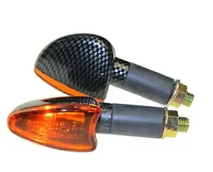 LED~jCWP[^[Zbg IO J[{CG[ E-No. M10 XN[^[ Mofa Nbh ATV p- LED Mini Indicator Set Leo Long Carbon Yellow E-No. M10 for Scooter Mofa Quad ATV-