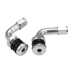 2x A~AOou 90° XN[^[ Mofa tI[goCplW^Cou 2x aluminium angle valve 90° screw-on tire valve for scooter mofa moped motorcycle-