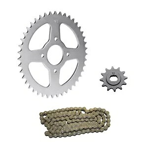 `F[Zbg Vo[ 12 sjI 43 XvPbg `F[ Hercules Prima 2 3 4 5 M 4 5-p Chain Set Silver 12 Pinions 43 Sprocket Chain for Hercules Prima 2 3 4 5 M 4 5-
