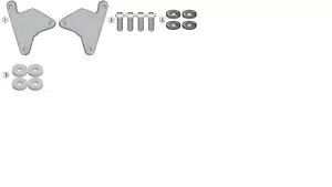 GIVI }EeBOLbg PL LApgbvP[XLAt[ z_ CRF 1100L Africa Twin p- GIVI mounting kit for PL carriers top case carrier free for Honda CRF 1100L Africa Twin-