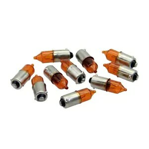10x �C���W�P�[�^�[�o���u �o���u�~�j Ba9s 12V 23W �I�����W- 10x indicator bulb bulb mini Ba9s 12V 23W orange- �y���s�A���i�z
