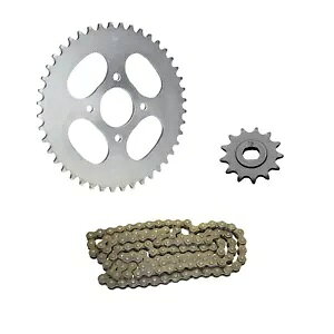 `F[Zbg 13/44 sjIXvPbg`F[ Hercules Prima 2 3 4 5 M 4 5-p Chain Set 13/44 Teeth Pinion Sprocket Chain for Hercules Prima 2 3 4 5 M 4 5-
