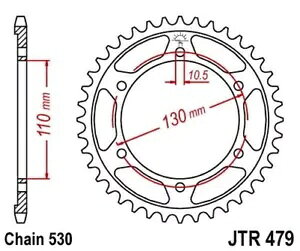 XvPbg 44 530 ^Cv R479 JTL GPX GPZ/XYL GSX-Rp Sprocket 44 teeth division 530 type R479 for Kawasaki GPX GPZ / Suzuki GSX-R-