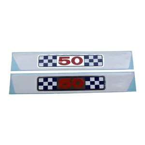 �T�C�h�W�X�e�b�J�[�X�e�b�J�[�����Z�b�g�X�Y�L K50 II �` 1974 / K50 L 1974- Side lid sticker sticker decor set for Suzuki K50 II to 1974 / K50 L 1974- �y���s�A���i�z