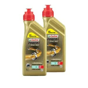 2リットル エンジンオイル カストロールSAE 10W-30パワー1 レーシング4Tシンセ ホンダエンジン用- 2 liter engine oil Castrol SAE 10W-30 power 1 racing 4T synth for Honda engines-