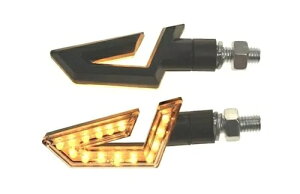 LED ~jCWP[^[ 2 IWuz[ M8 E-eXgς ATV I[goCp- LED Mini Indicator 2pcs orange Bullhorn M8 E-tested for ATV motorcycle-