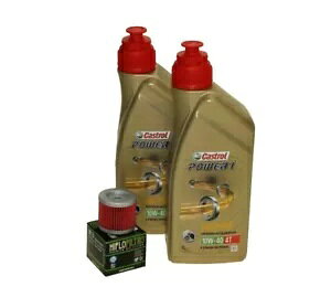 ICZbg 2L JXg[ 10W-40 ICtB^[ HF131 t Ő XRX 125 KM4PF42A- Oil change set 2l Castrol 10W-40 with oil filter HF131 for Hyosung XRX 125 KM4PF42A-